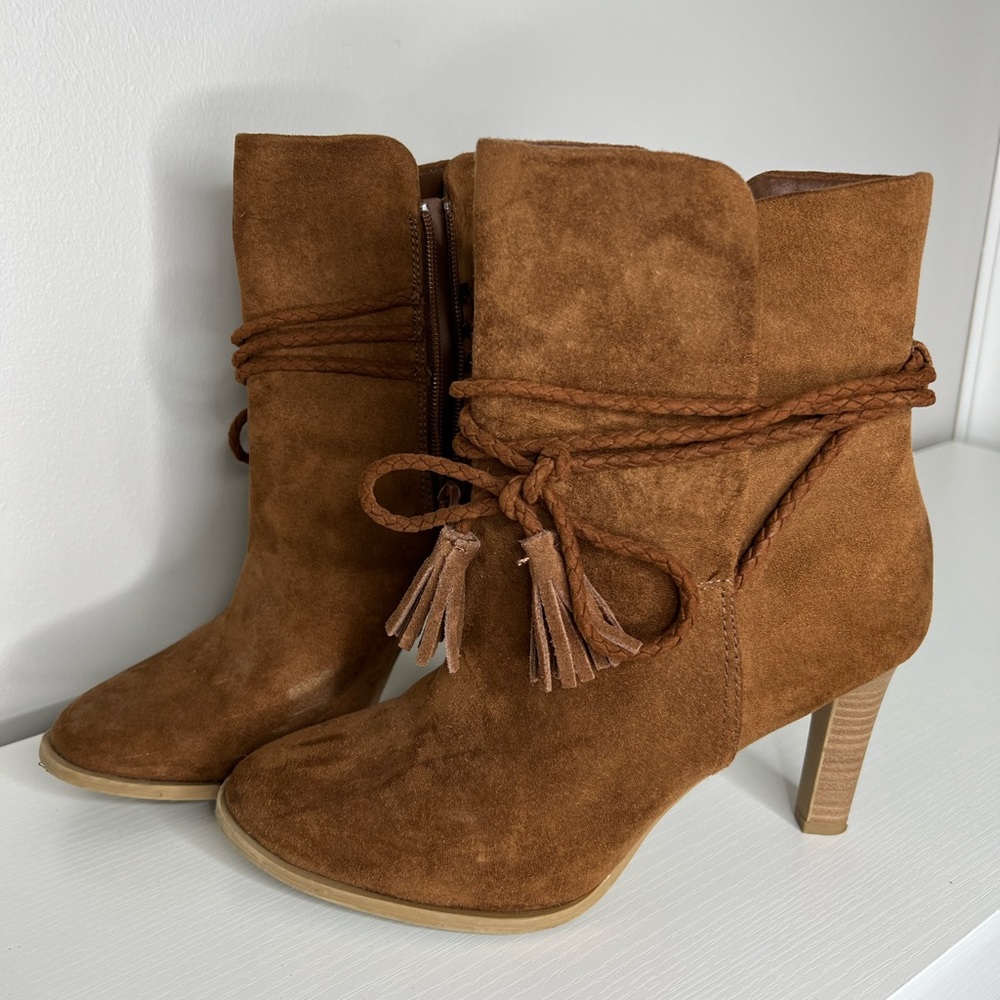 Universal Threads western, festival, boho heels/boots 8.5 - Picture 2 of 7